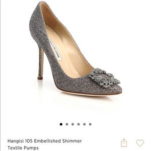 Manolo Blahnik shoe worn for 3 hours